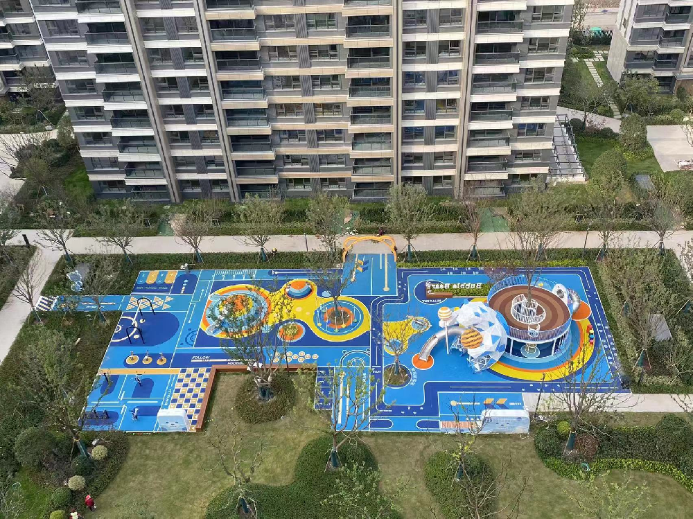 上海AG尊龙凯时实业圆满完成上海招商公馆儿童游乐区项目施工